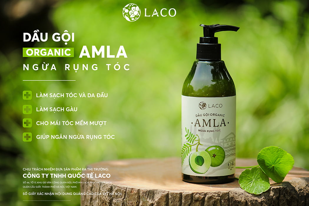 Dầu gội đầu Organic Amla Laco