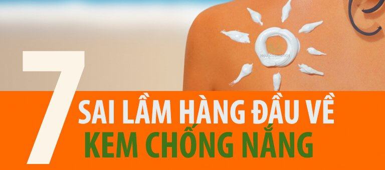 sai lầm về kem chống nắng phụ nữ thường mắc phải