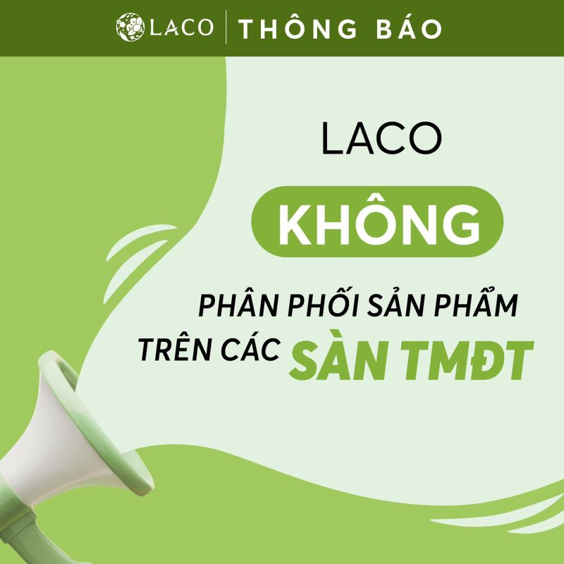 Laco không phân phối trên sàn thương mại điện tử