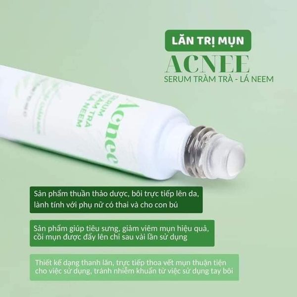 Sản phẩm trị mụn Laco Acnee serum tràm trà & lá neem