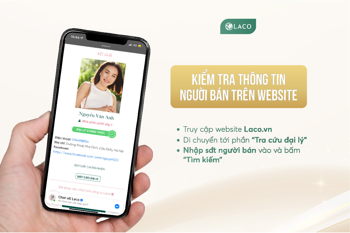 Tra cứu thông tin đại lý trên website